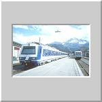 &Ouml;BB-Triebwagen der BR 4020 in Reutte in Tirol