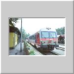 &Ouml;BB-Triebwagen der BR 5047 in Puchberg am Schneeberg