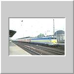 Belgischer Zug bei der Durchfahrt in K&ouml;ln-Deutz