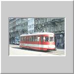 Karlsruhe: Historischer Wagen der Albtalbahn