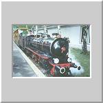 Lokomotive der Liliputbahn im Wiener Prater